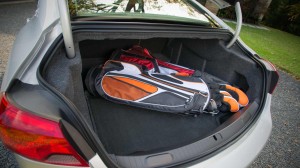 Impala's trunk is a monstrous 18 cubic feet ... luggage entertain you!