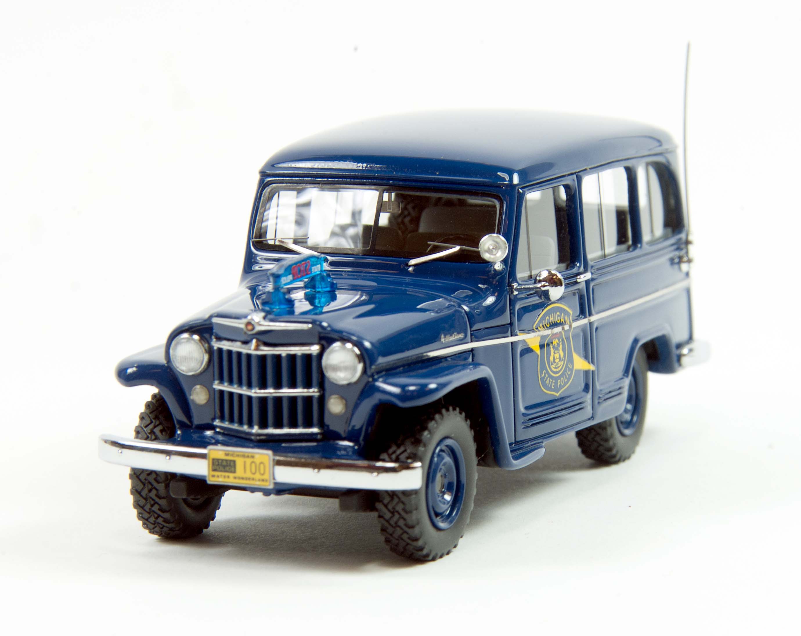 Details about   Jeep Willys Station Wagon Michigan State Police 1954 Blue NEOSCALE 1:43 NEO49538 