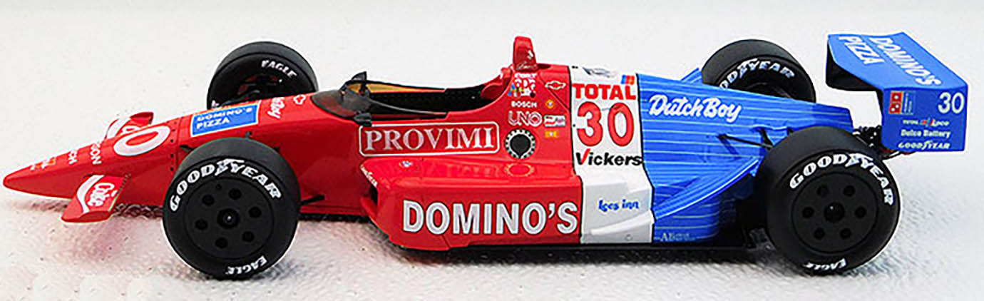 ARIE LUYENDYK 1990 INDY 500 8 X 10 PHOTO VICTORY CELEBRATION DOMINOS PIZZA 